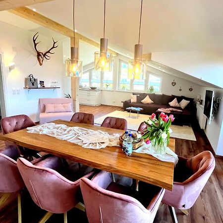 23 Neu Erbaute Ferienwohnung Mit Schloss- Und Panoramablick Halblech Luaran gambar